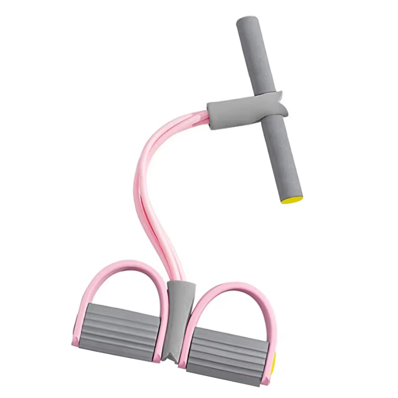 Yoga Pedal Puller Fitness Equipment - Resistance Bands 4-Tube Yoga Pedal Puller