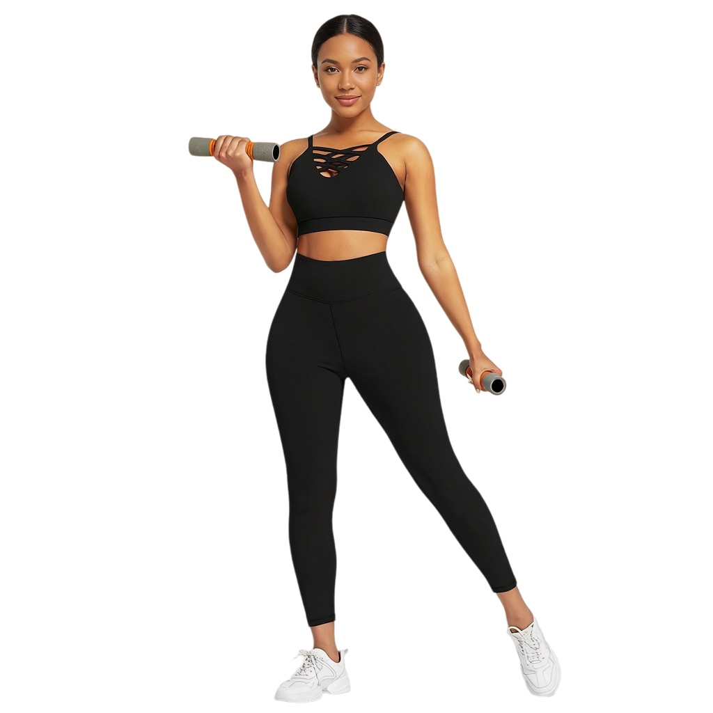 Yoga Fitness Workout - 3 Pieces Women's Yoga Fitness Set