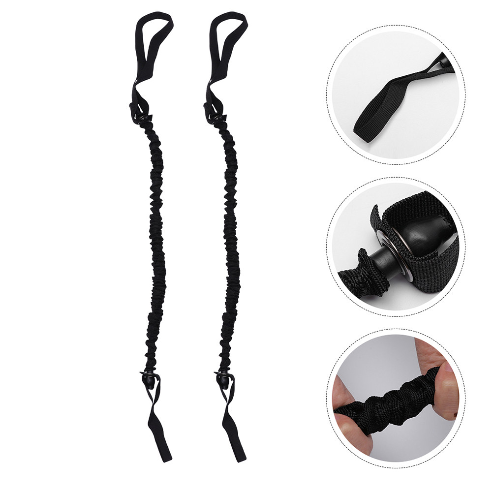 Ab Wheel Roller - 4Pcs Ab Roller Pull Ropes Natural