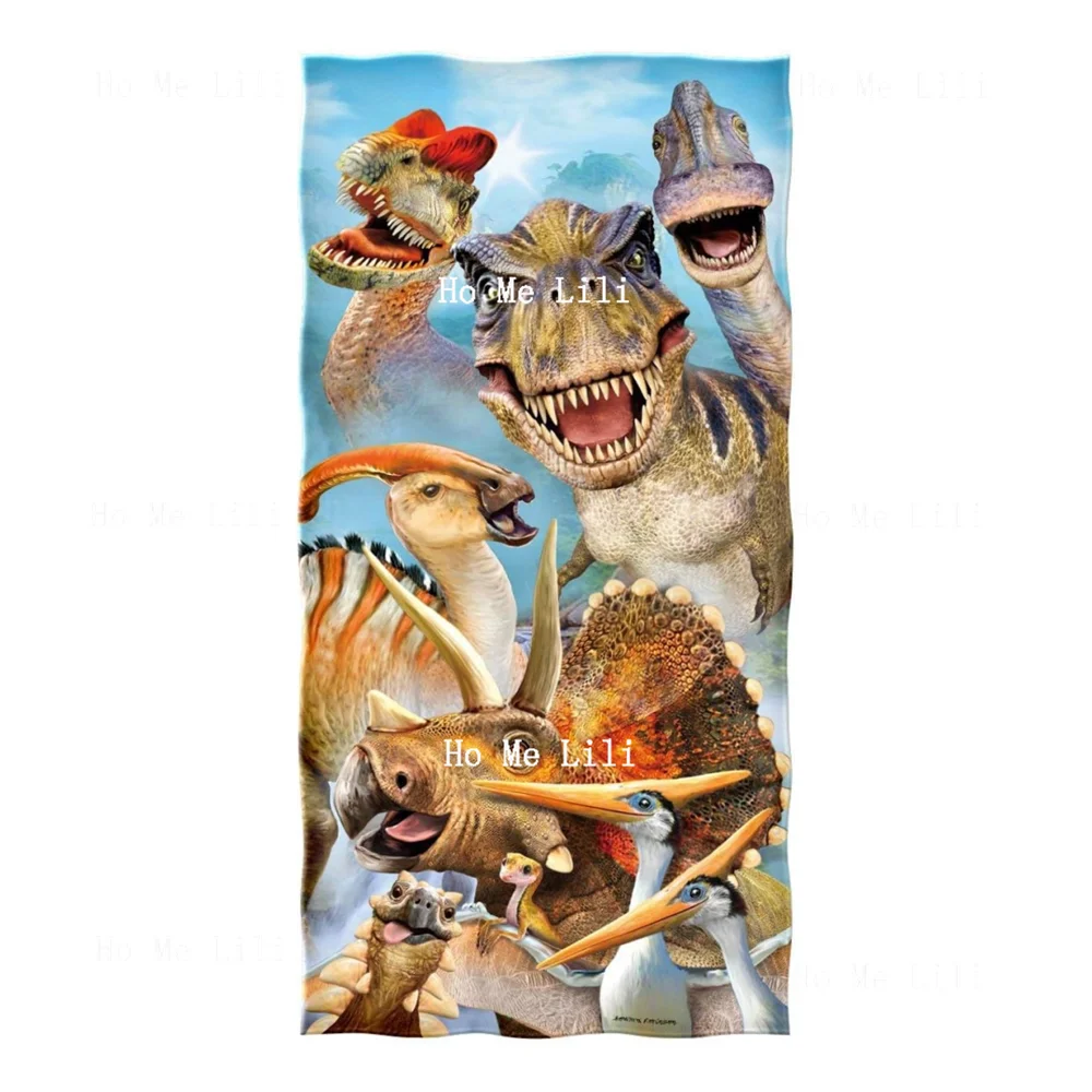 Yoga Fitness World - Dinosaur World Quick Drying Towel It
