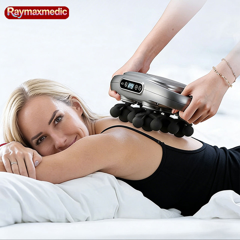 Vibration Massage Gun - Raymax 22-Head Fascia Gun High-Frequency Vibration