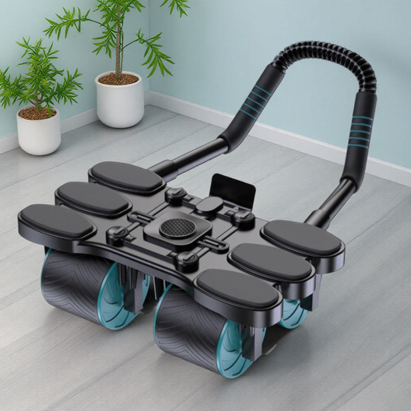 Ab Wheel Roller - Four Wheel Abdominal Strengthening Wheel Automatic