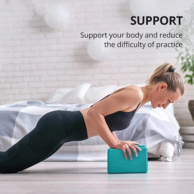 Yoga Fitness Board - Yoga Building Blocks Cubes Pilates Bricks