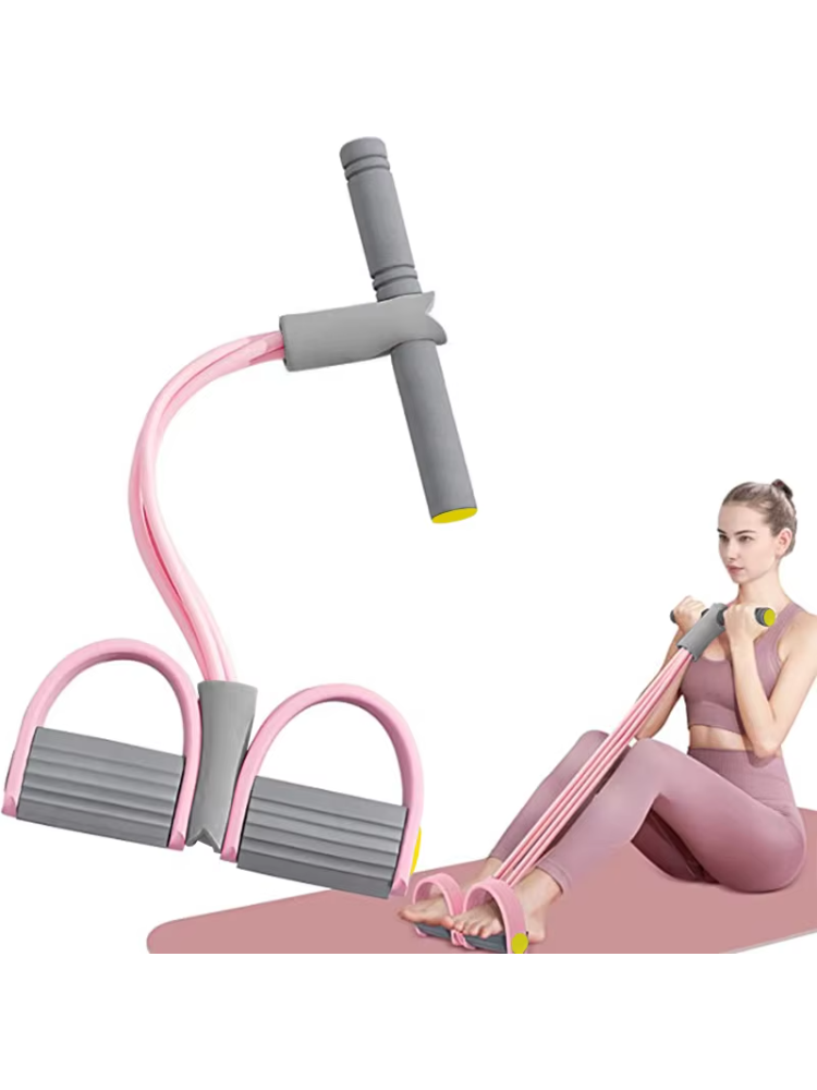Resistance Bands 4-Tube Yoga P - Yoga Pedal Puller Fitness Equipment 评论和价格