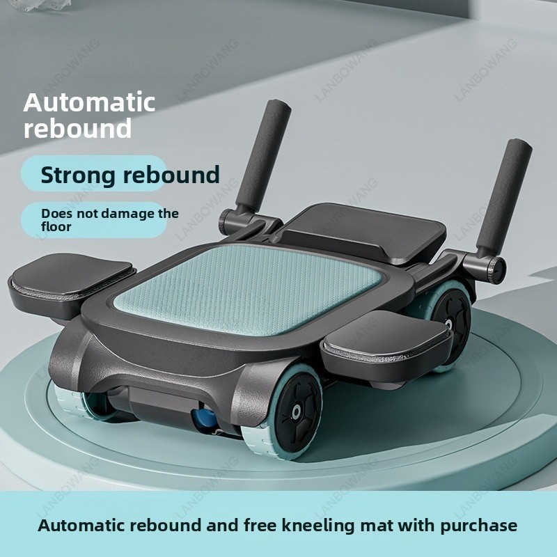 New 4 Wheels Auto Rebound Ab R - Ab Wheel Roller 评论和价格