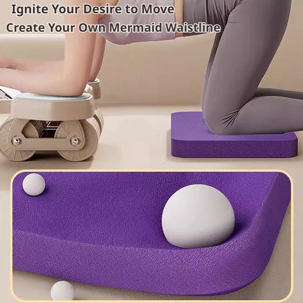 Thick Yoga Knee Pad Mat Non Sl - Ab Wheel Roller 评论和价格