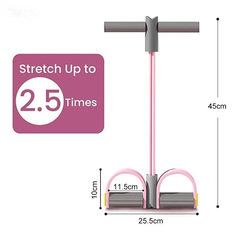 Hot Sale 4-Tube Resistance Ban - Yoga Pedal Puller Fitness Equipment 评论和价格