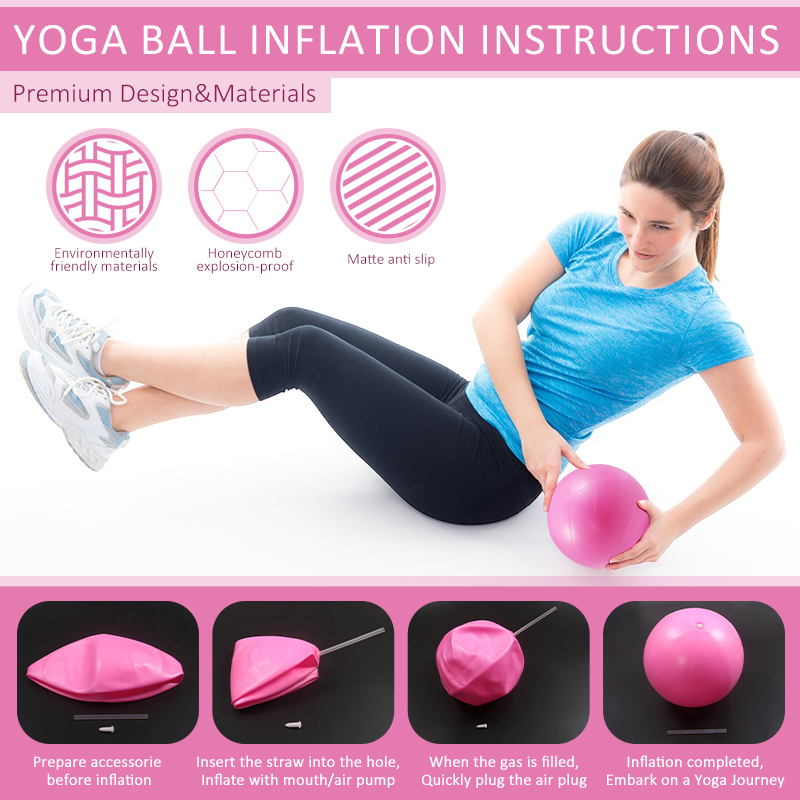 Pilates Ball Resistance Bands  - Yoga Fitness At Home 评论和价格
