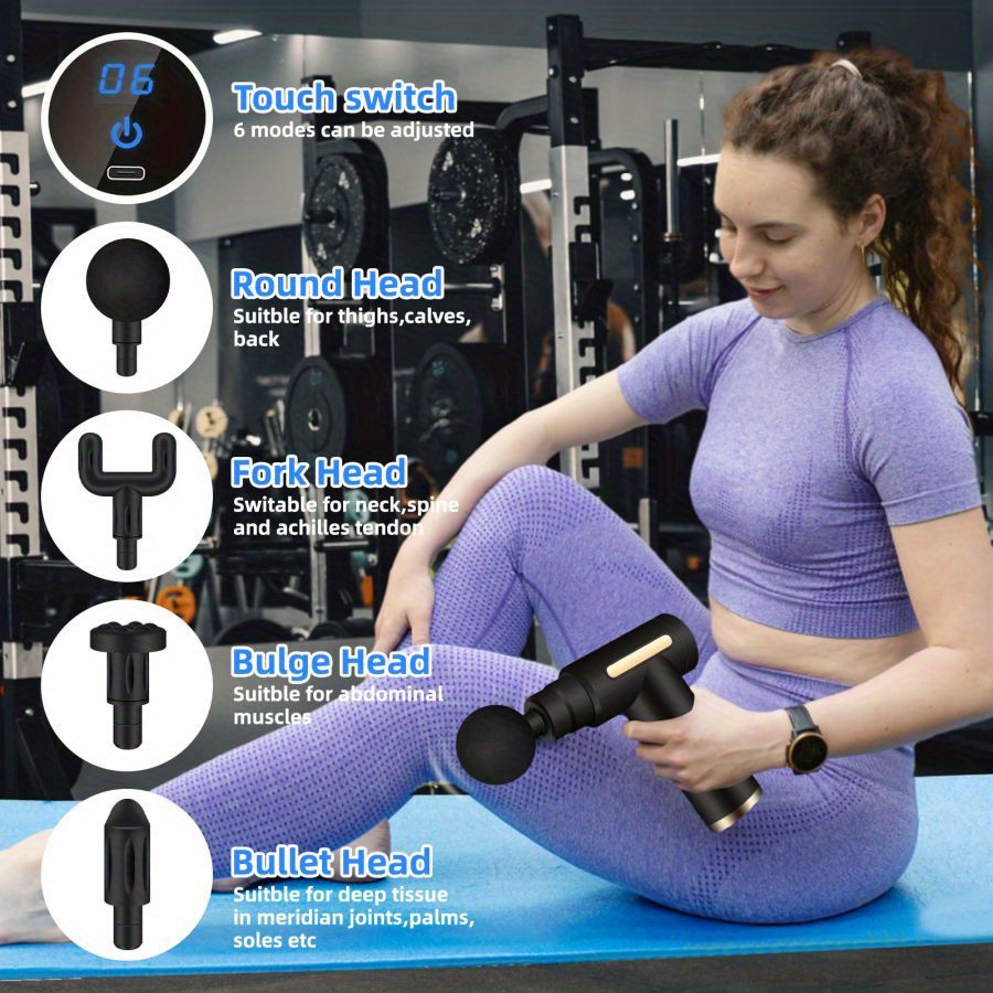 Mini Fascia Gun Deep Tissue Ma - Vibration Massage Gun 评论和价格