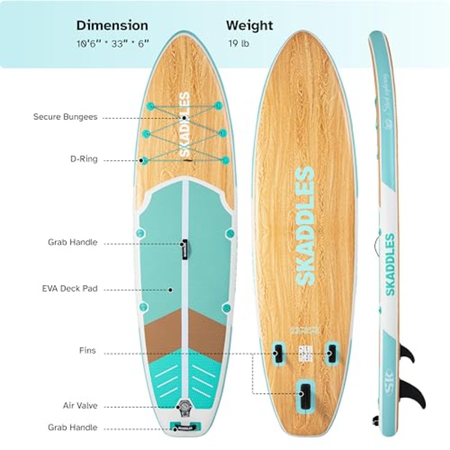 Inflatable Stand Up Paddle Boa - Yoga Fitness Board 评论和价格