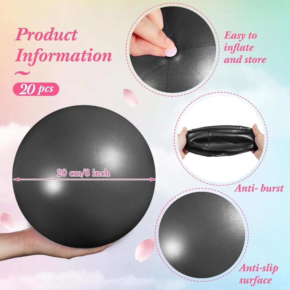 20 Pcs 9 Inch Mini Yoga Ball B - Yoga Fitness At Home 评论和价格