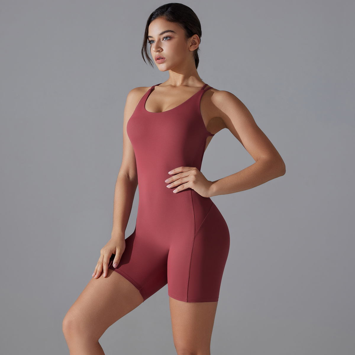 Yoga Set Sexy Backless Sporty  - Yoga Overall Fitness 评论和价格