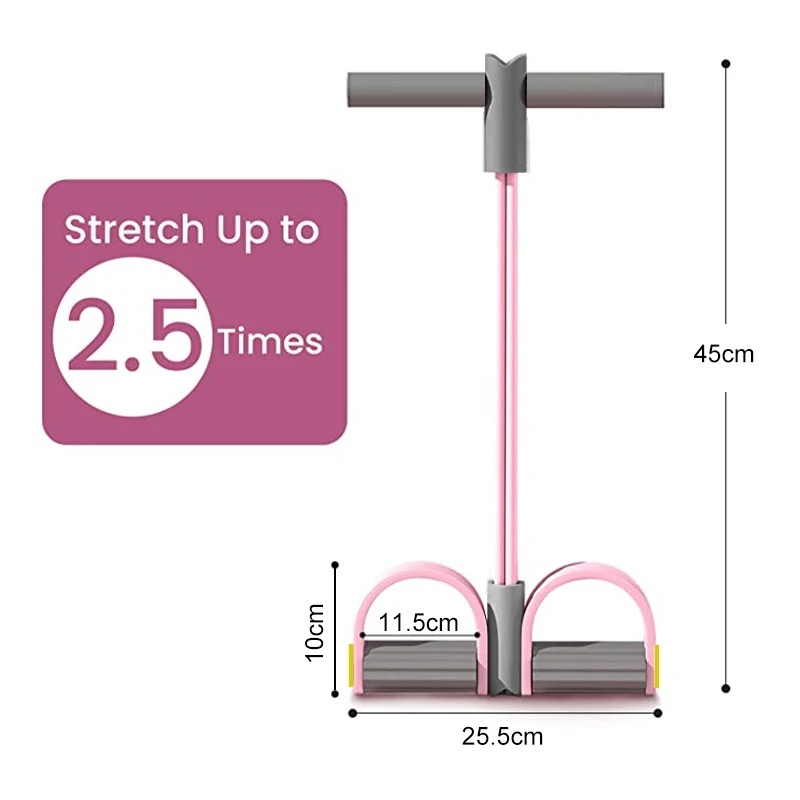 Resistance Bands 4-Tube Yoga P - Yoga Pedal Puller Fitness Equipment 评论和价格