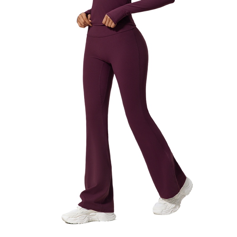 LezyanXR Wide Leg Tight Nude H - Yoga Fitness Workout 评论和价格