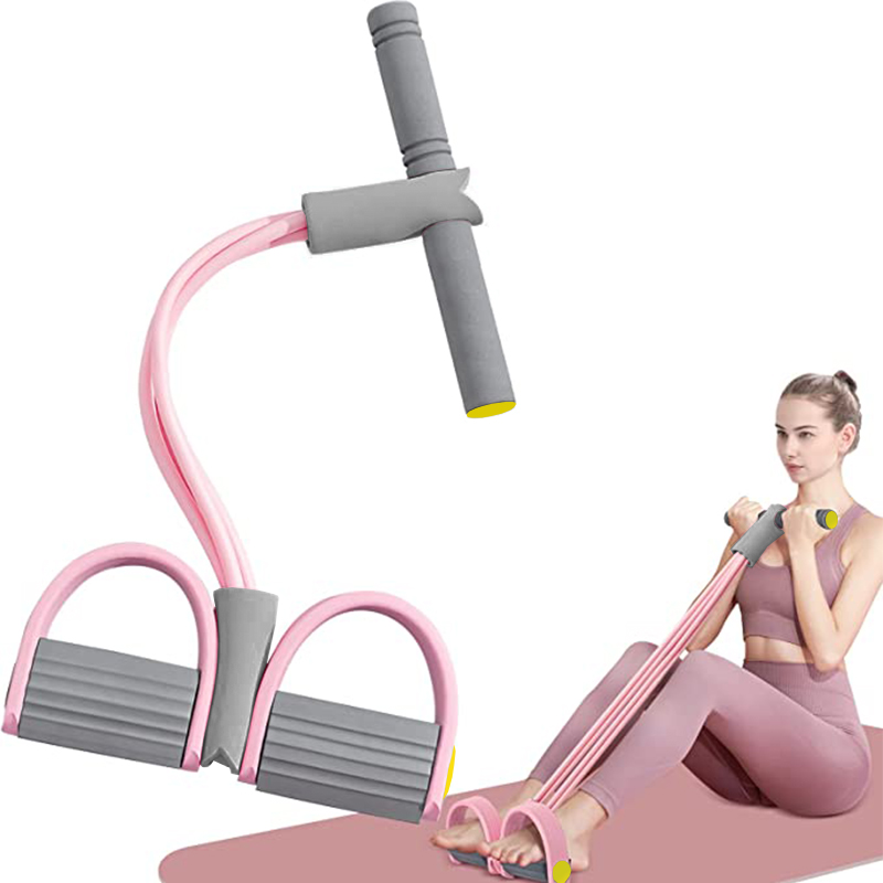 Resistance Bands 4-Tube Yoga P - Yoga Pedal Puller Fitness Equipment 评论和价格