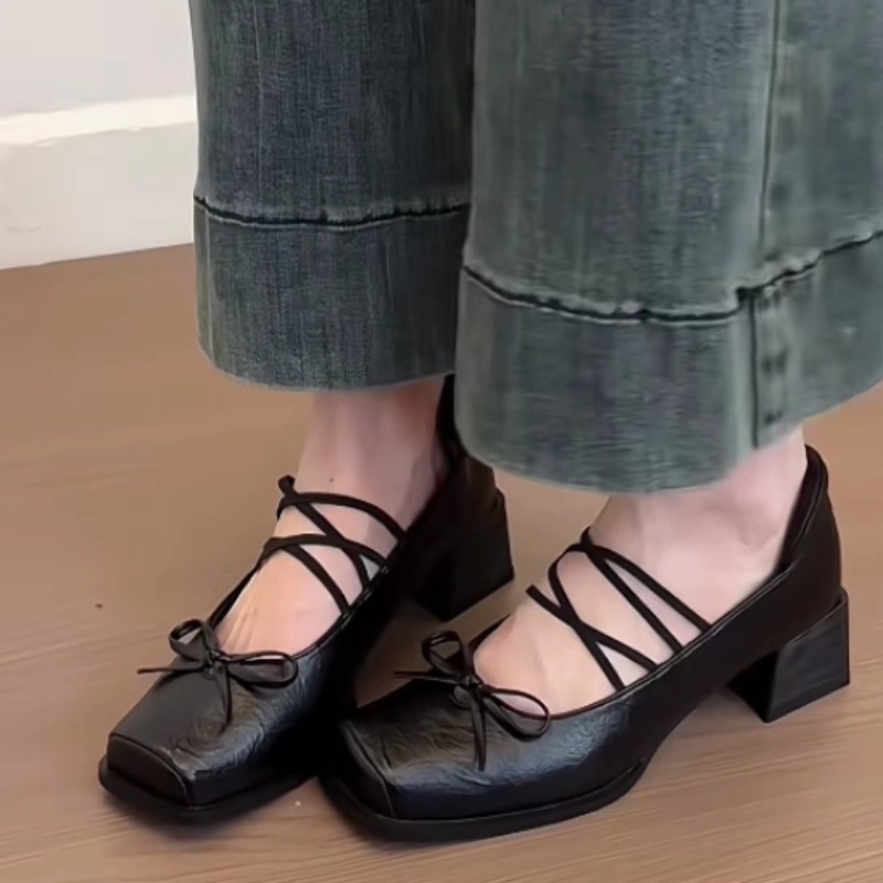 Single Shoes Fashion New Squar - Resistance Bands 评论和价格
