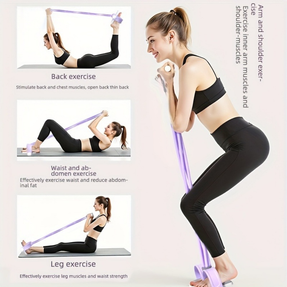Multifunction Tension Rope, 6- - Yoga Pedal Puller Fitness Equipment 评论和价格