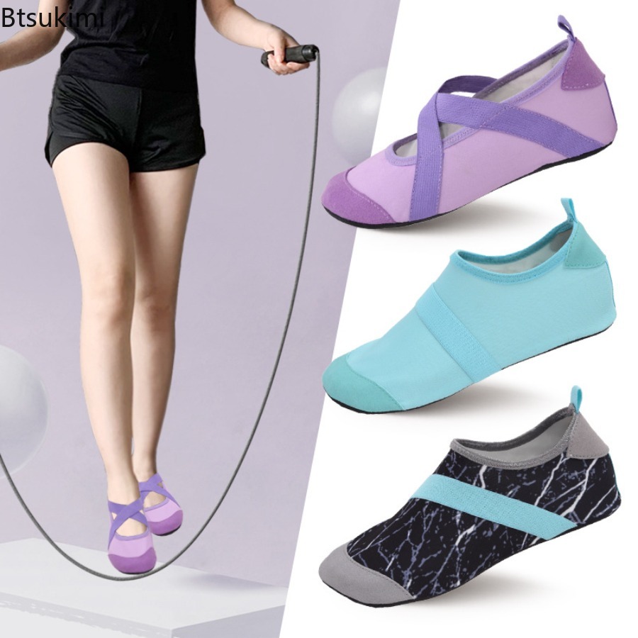 Women Gym Yoga Shoes Flat Anti - Yoga Fitness At Home 评论和价格