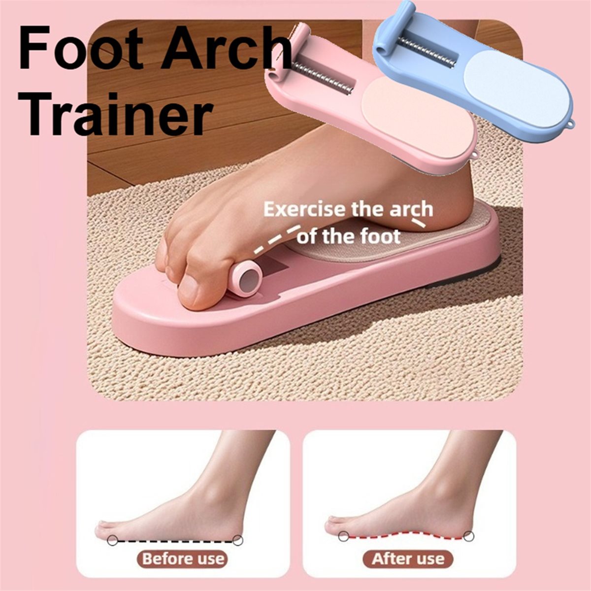 [NEW] Foot Arch Trainer Anti S - Yoga Fitness Toes Arch 评论和价格
