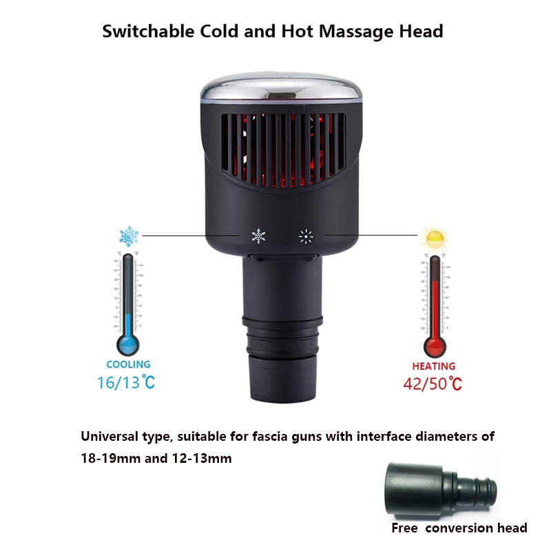 New Heat-Cold Fascia Gun Massa - Vibration Massage Gun 评论和价格