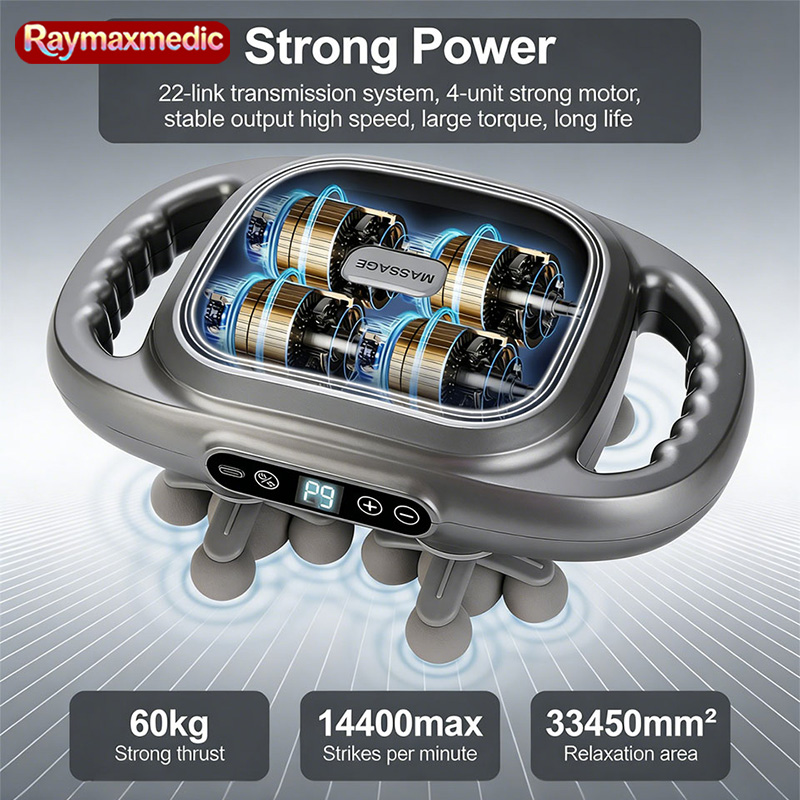 Raymax 22-Head Fascia Gun High - Vibration Massage Gun 评论和价格