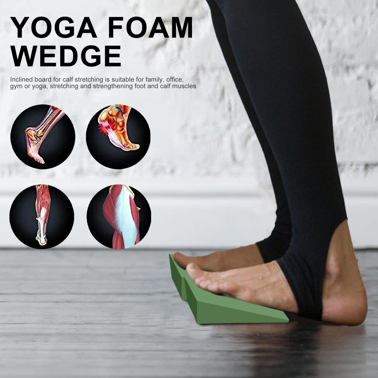 1Pairs Yoga Wedge Blocks EVA F - Yoga Fitness Board 评论和价格