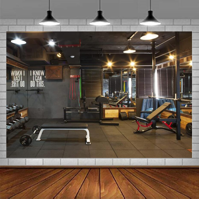 Gym Photography Backdrop Fitne - Yoga Fitness Gym Photos 评论和价格