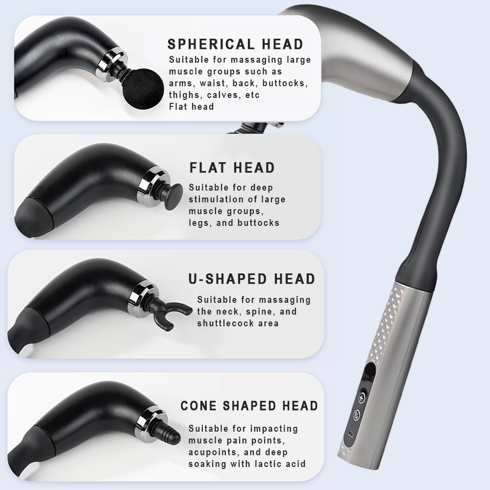Portable Fascial Massage Gun E - Vibration Massage Gun 评论和价格