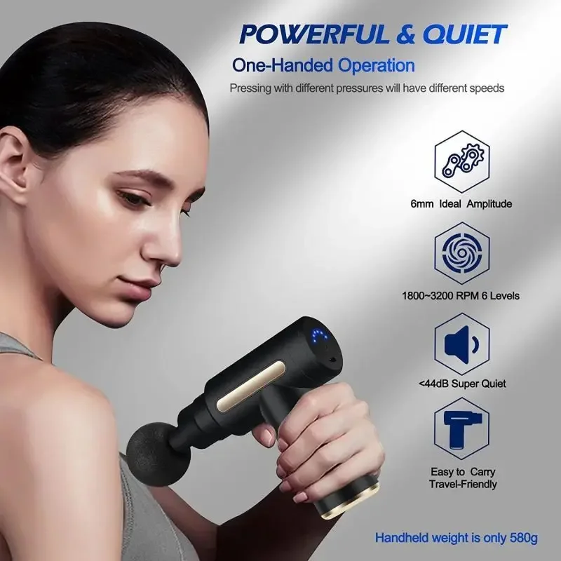 Portable Fascial Massage Gun E - Vibration Massage Gun 评论和价格