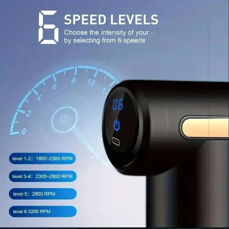 Portable Fascial Massage Gun E - Vibration Massage Gun 评论和价格