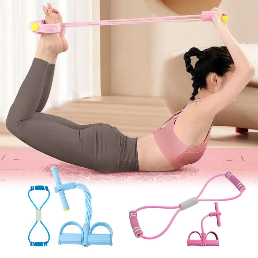 6-Tube Resistance Bands Fitnes - Yoga Pedal Puller Fitness Equipment 评论和价格