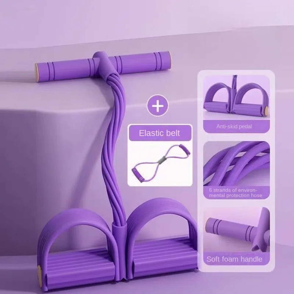 6-Tube Resistance Bands Set TP - Yoga Pedal Puller Fitness Equipment 评论和价格
