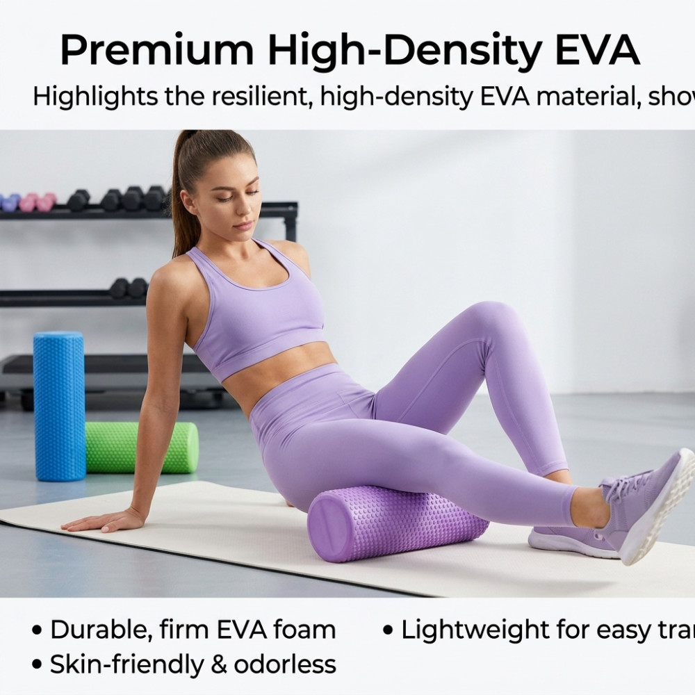 30/45CM Yoga Foam Roller High- - Yoga Fitness World 评论和价格