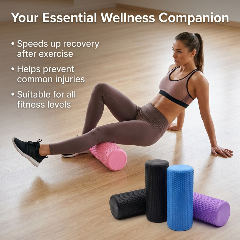 30/45CM Yoga Foam Roller High- - Yoga Fitness World 评论和价格