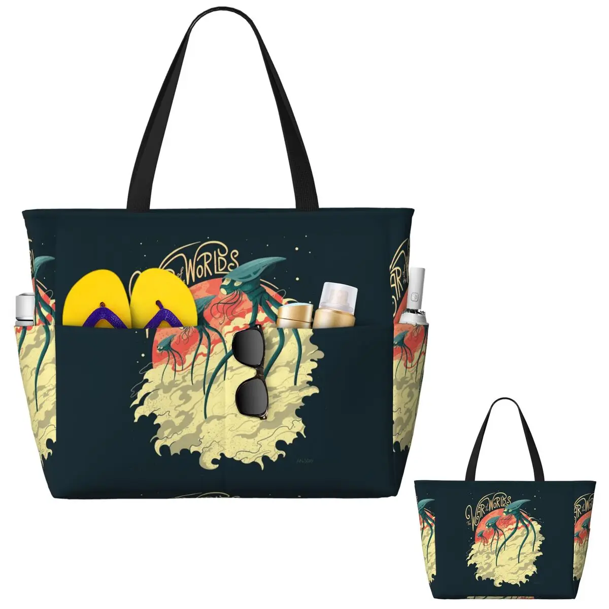 War Of The Worlds Beach Tote B - Yoga Fitness World 评论和价格