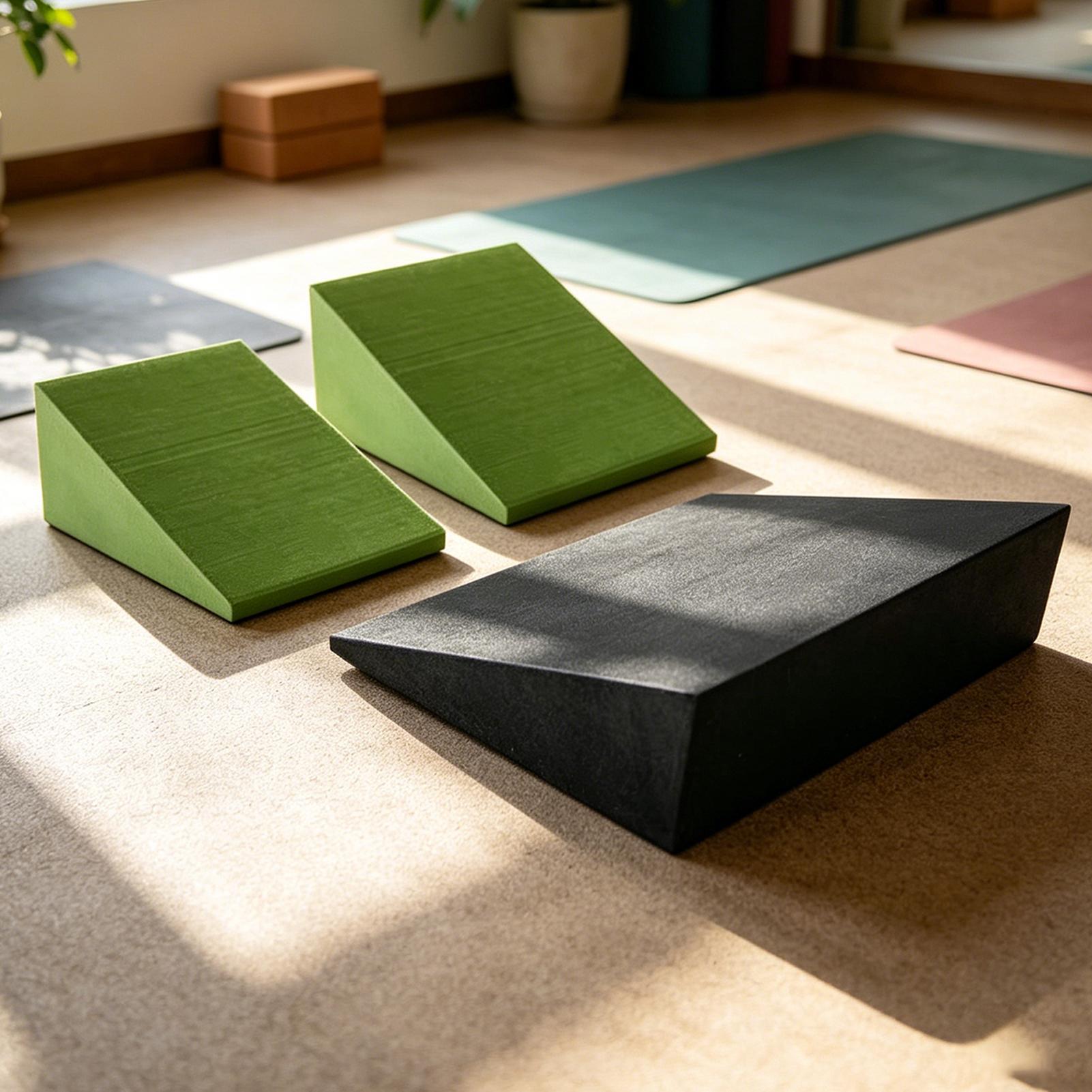 3Pcs Yoga Wedge Blocks EVA Foa - Yoga Fitness Board 评论和价格
