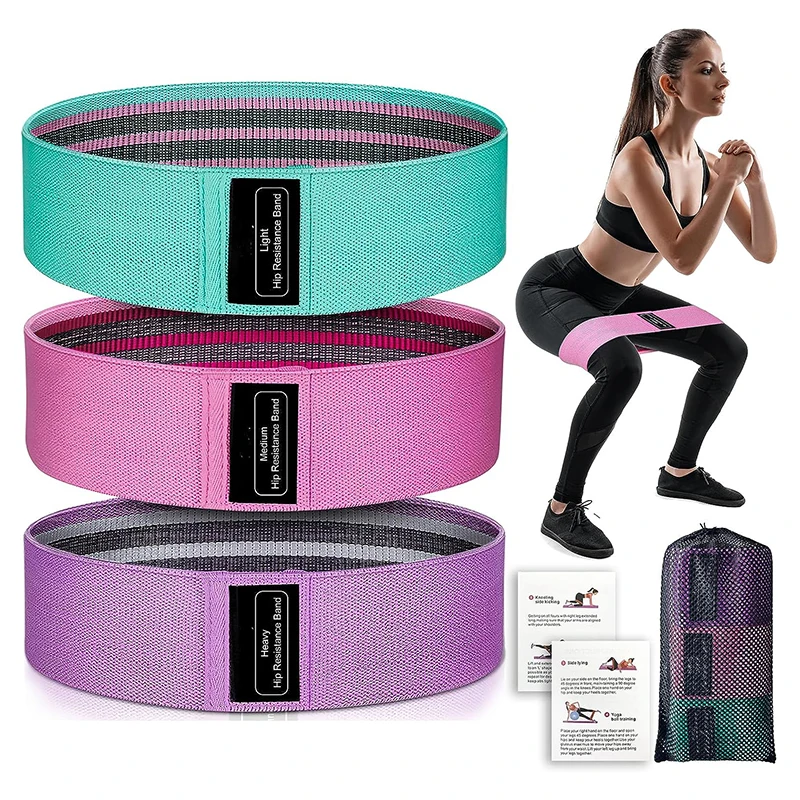 1/3Pcs Resistance Bands Squat  - Yoga Fitness At Home 评论和价格