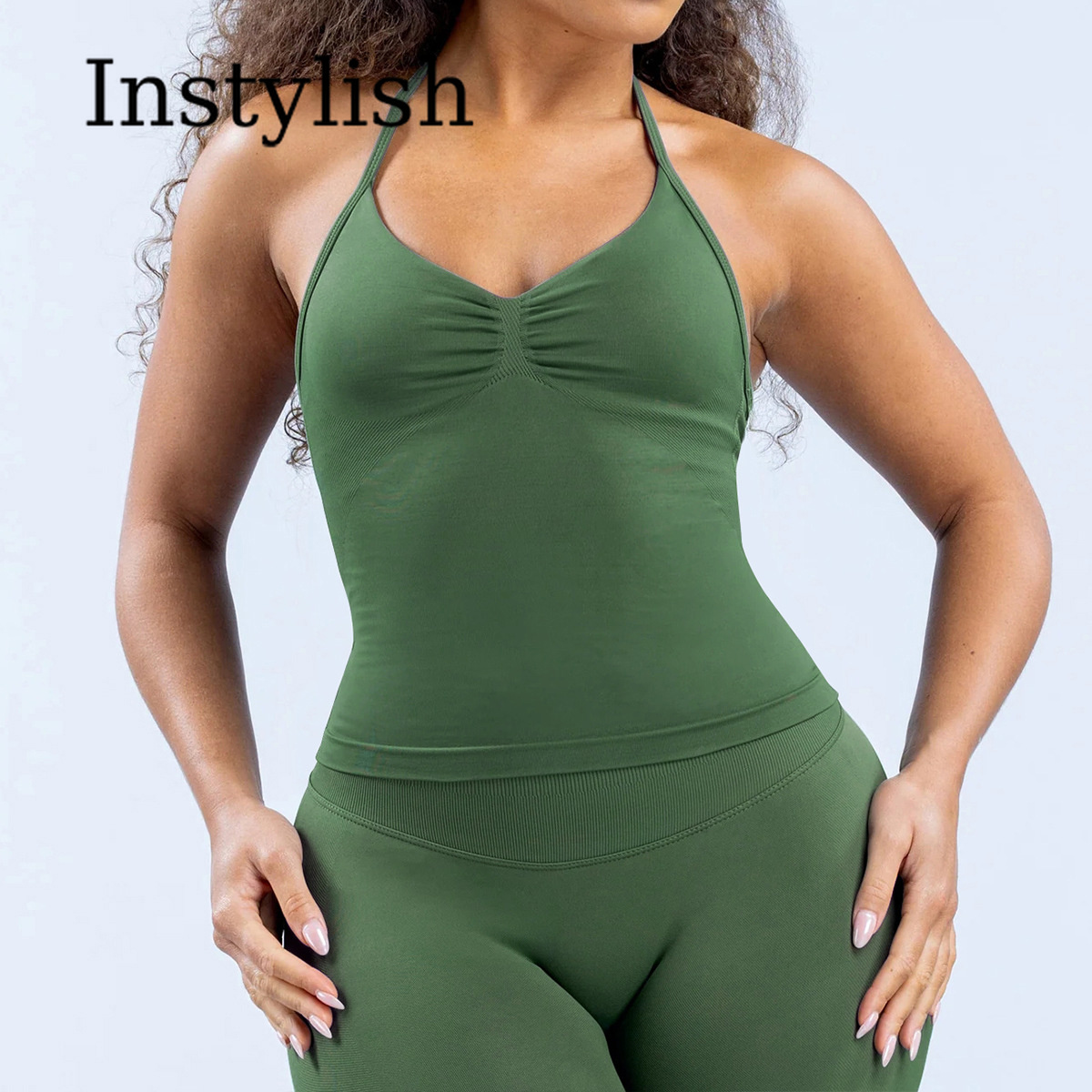 Women Seamless Yoga 2 Piece Se - Yoga Fitness Workout 评论和价格