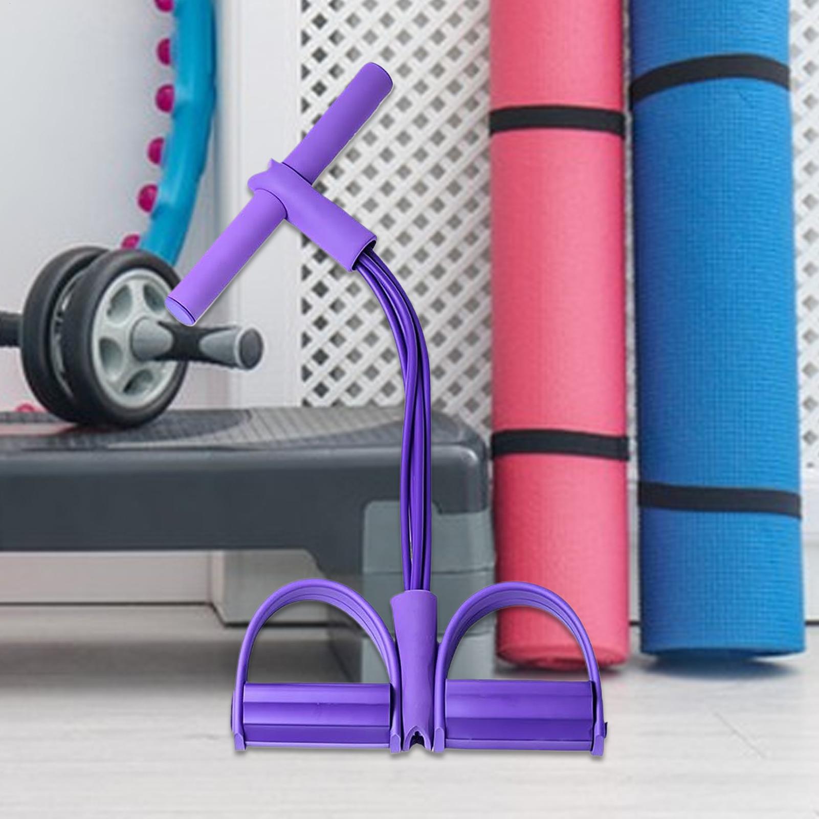 Resistance Bands 4-Tube Yoga P - Yoga Pedal Puller Fitness Equipment 评论和价格