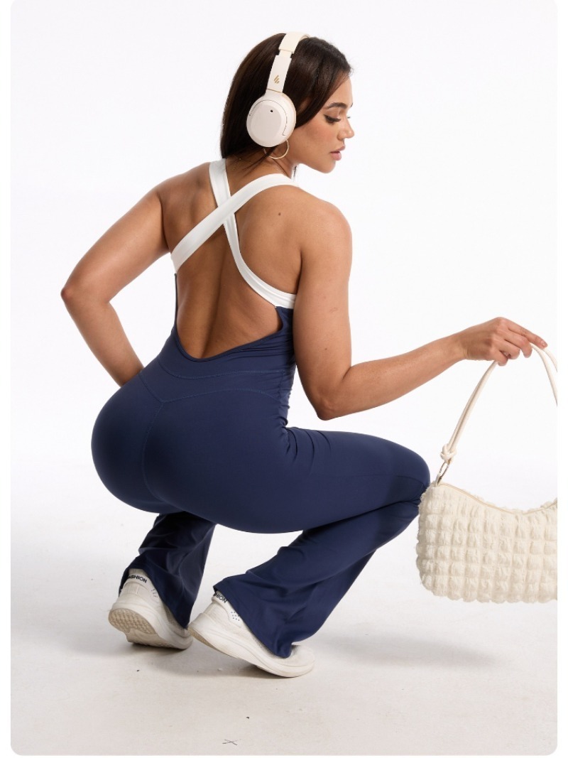 Elegant Sexy Backless Yoga Jum - Yoga Overall Fitness 评论和价格