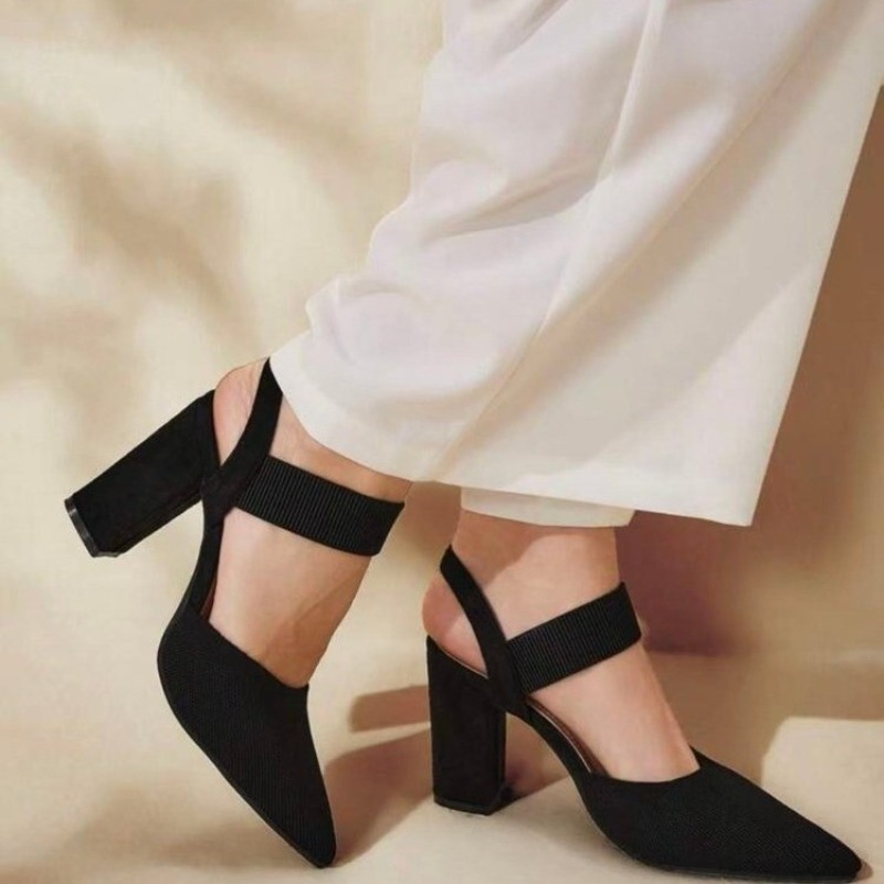 Pointed Toe Shallow Mouth Bloc - Resistance Bands 评论和价格