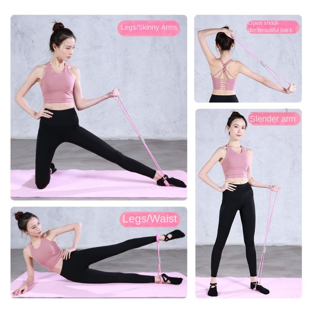 6-Tube Resistance Bands Set TP - Yoga Pedal Puller Fitness Equipment 评论和价格